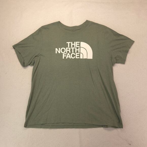 The North Face Casual Short Sleeve Crew Neck Shirt Womens Size XL Green - Picture 2 of 9